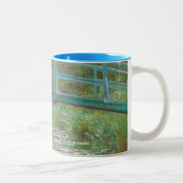 Caneca De Café Em Dois Tons Claude Monet | A Ponte Japonesa, 1899 (Direita)