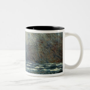Caneca De Café Em Dois Tons Claude Monet   a ruptura acima em Vetheuil, c.1883