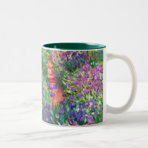 Caneca De Café Em Dois Tons Claude Monet: O jardim da íris em Giverny