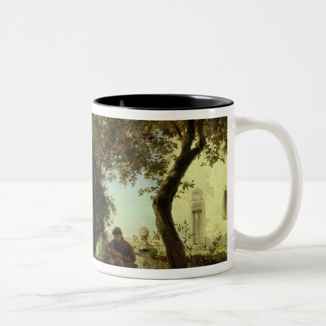 Caneca De Café Em Dois Tons Claustros italianos (Direita)