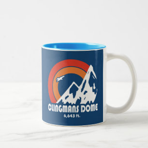 Caneca De Café Em Dois Tons Clingmans Dome Sun Eagle