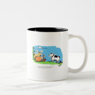 Caneca De Café Em Dois Tons Clique em Animal