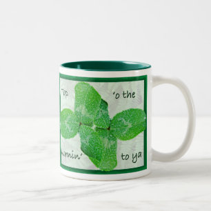 Caneca De Café Em Dois Tons Clover St Patty's Day Mug