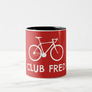 Caneca De Café Em Dois Tons Club Fred Cycling