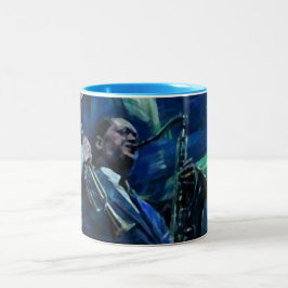 Caneca De Café Em Dois Tons Club Orchestra á l´huile Posters