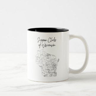 Caneca De Café Em Dois Tons Clube de jantar