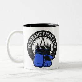 Caneca De Café Em Dois Tons Clube de Luta de Artes Marciais Mistas MMA Persona