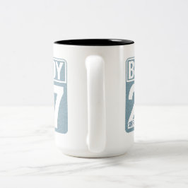 Caneca De Café Em Dois Tons Clube de Surfs Buoy 27 | Vintage Coastal