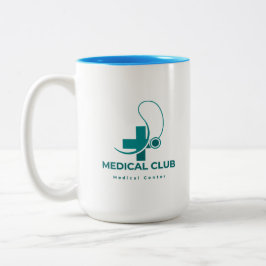 Caneca De Café Em Dois Tons Clube Médico