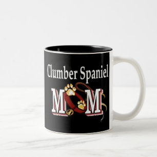 Caneca De Café Em Dois Tons Clumber Spaniel Mãe Mug