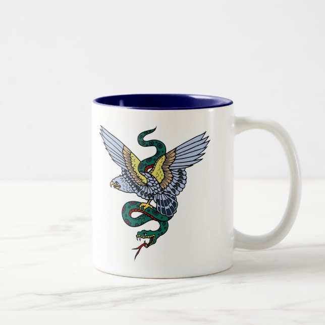 Caneca De Café Em Dois Tons Cobra e Eagle (Direita)