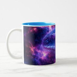 CANECA DE CAFÉ EM DOIS TONS COBRA NO ESPAÇO