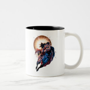 Caneca De Café Em Dois Tons Cobrir 12 da Liga da Justiça