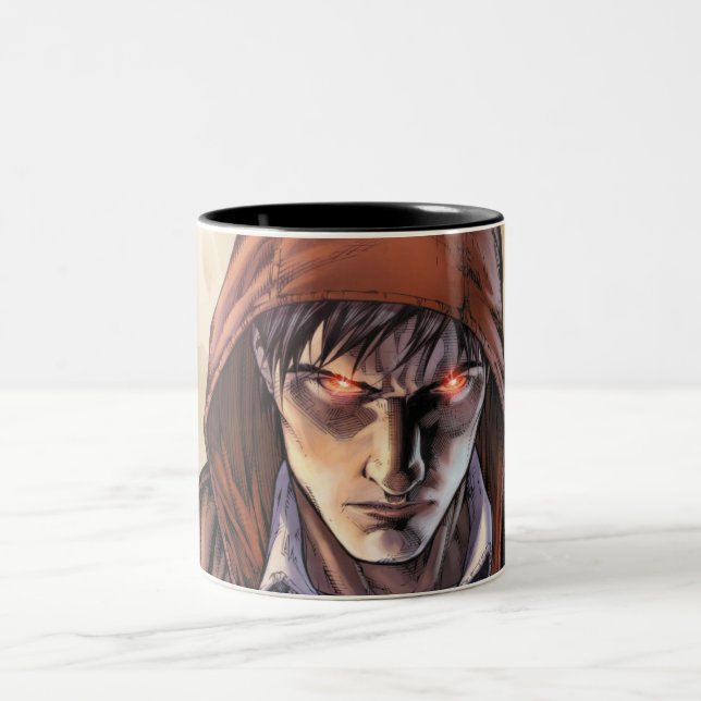 Caneca De Café Em Dois Tons Cobrir Terrestre Super-Homem - Cor (Centro)