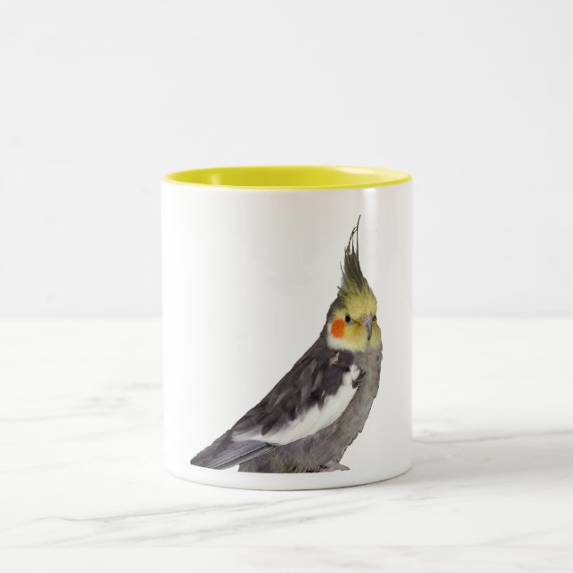 Caneca De Café Em Dois Tons Cockatiel (11oz) (Centro)