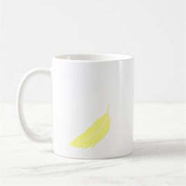Caneca De Café Em Dois Tons Cockatoo com crista do enxofre