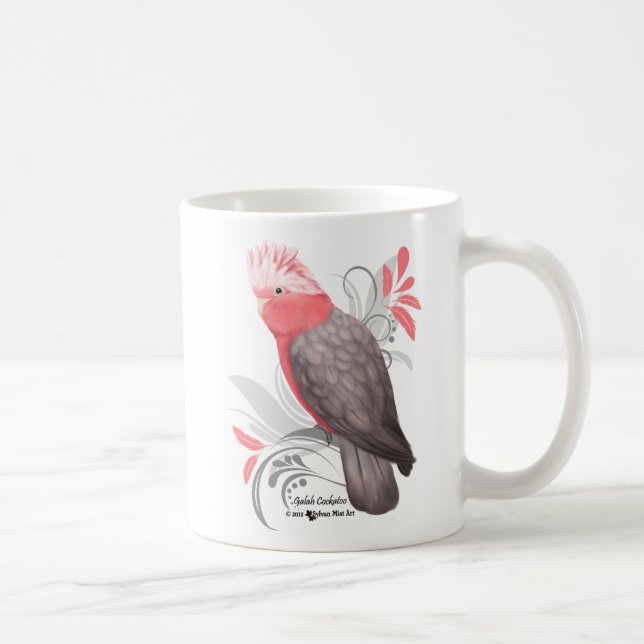 Caneca De Café Em Dois Tons Cockatoo de Galah (Direita)