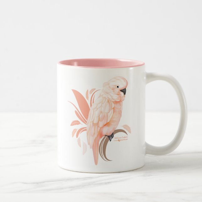 Caneca De Café Em Dois Tons Cockatoo molucano (Direita)