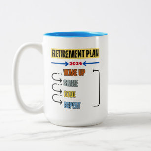 Caneca De Café Em Dois Tons Codificação - Plano de Reforma 2024 Mug