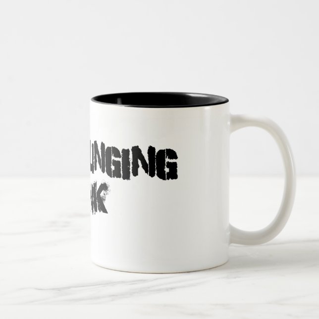 Caneca De Café Em Dois Tons Codifique o lançamento do punk (Direita)