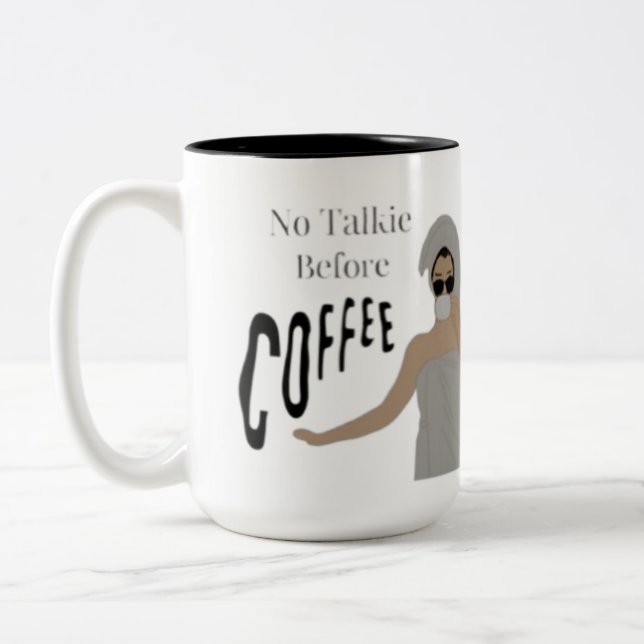 Caneca De Café Em Dois Tons coffee (Esquerda)