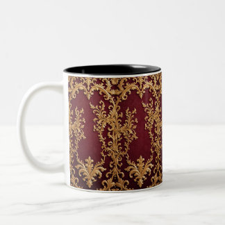Caneca De Café Em Dois Tons Coffee Coffee Elegante Dourado