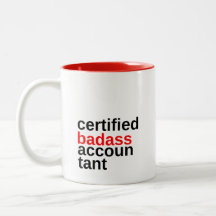Coffee Coffee Mug De Contador De Badass Certificad