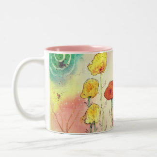 Caneca De Café Em Dois Tons Coffee Dandelion Coffee