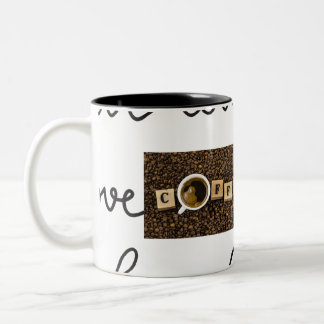 Caneca De Café Em Dois Tons Coffee Love Mug