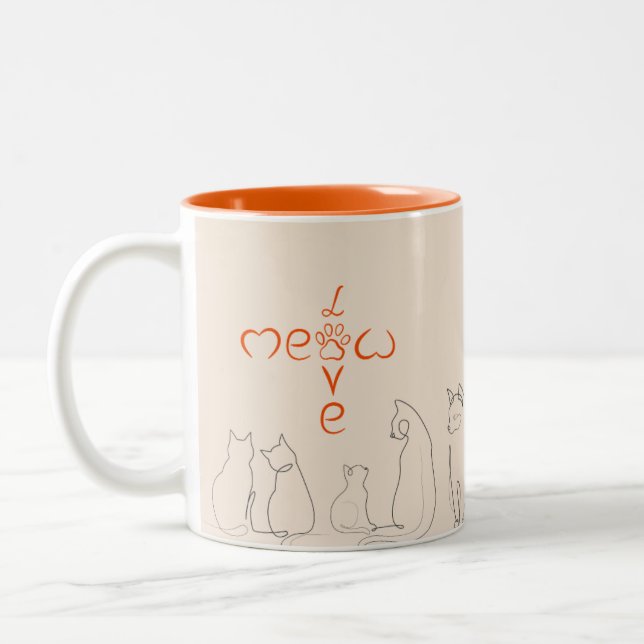 Caneca De Café Em Dois Tons Coffee Mug (Esquerda)