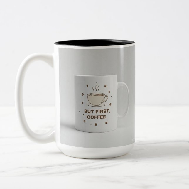Caneca De Café Em Dois Tons Coffee Mug (Esquerda)