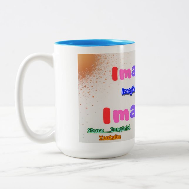 Caneca De Café Em Dois Tons coffee mug (Esquerda)