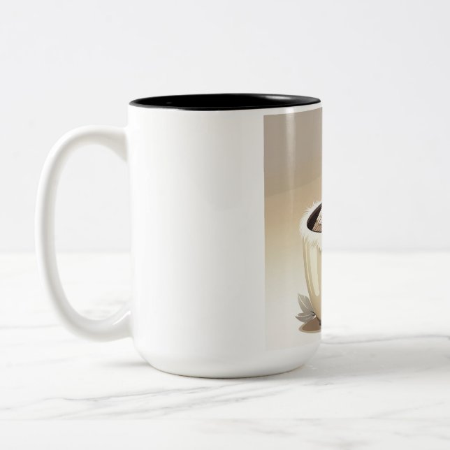 Caneca De Café Em Dois Tons Coffee Mug (Esquerda)