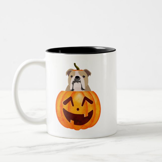 Caneca De Café Em Dois Tons Coffee Mug De Cãezinho (Esquerda)