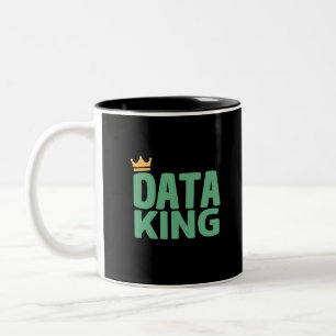 Caneca De Café Em Dois Tons Coffee Mug de Dois Tons do Rei de Dados