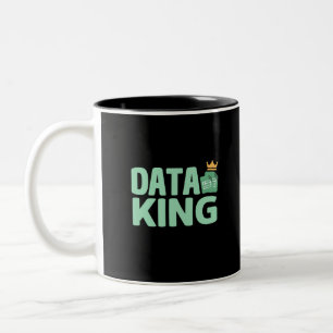 Caneca De Café Em Dois Tons Coffee Mug de Dois Tons do Rei de Dados