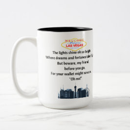 Caneca De Café Em Dois Tons Coffee Mug de Las Vegas