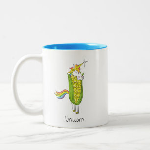 Caneca De Café Em Dois Tons Coffee Mug de Milho Funny Unicorn