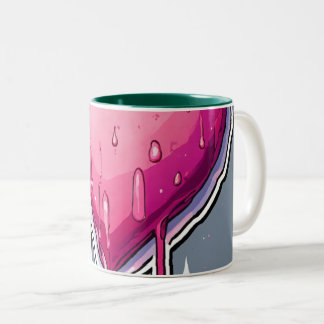 Caneca De Café Em Dois Tons Coffee Mug Engraçado - 'Shhh.. Quase.