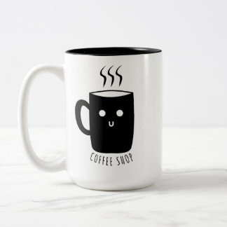 Caneca De Café Em Dois Tons coffee Two-Tone coffee mug