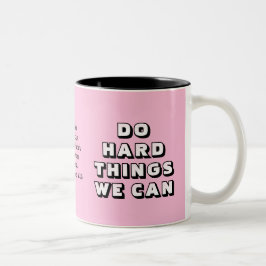 Caneca De Café Em Dois Tons COISAS DO DURO Rosa