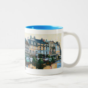 Caneca De Café Em Dois Tons Colagem: "Beaune, France"