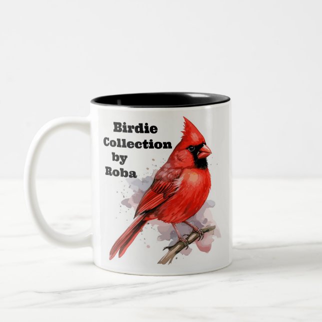 Caneca De Café Em Dois Tons Coleção Birdie (Esquerda)