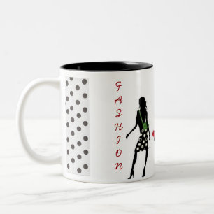 CANECA DE CAFÉ EM DOIS TONS COLEÇÃO DA RAINHA DA COMPRA