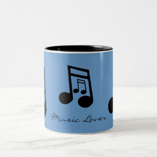 Caneca De Café Em Dois Tons Coleção de LOVER MÚSICA