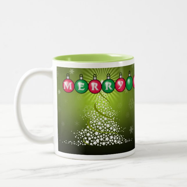 CANECA DE CAFÉ EM DOIS TONS COLEÇÃO DE NATAL SUZANNE ELIZABETH (Esquerda)
