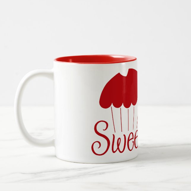 Caneca De Café Em Dois Tons Coleção de Presentes Amorosos (Esquerda)