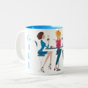 Caneca De Café Em Dois Tons COLEÇÃO DE RAINHAS DE compro MASSA DE CAFÉ DE Dois