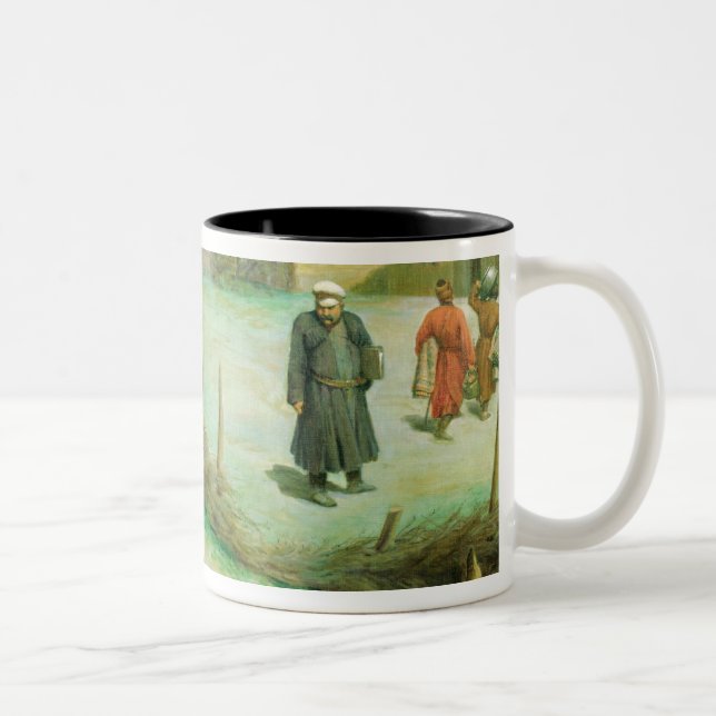 Caneca De Café Em Dois Tons Coleção média, 1891 (Direita)