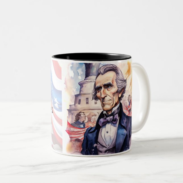 Caneca De Café Em Dois Tons Coleção Presidencial (Frente Esquerda)